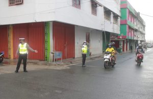 Sat Lantas Polres MTB rutin giat Gatur Lalin jam rawan Pagi