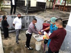 Penerapan Protokol Kesehatan Cegah Covid 19 Pada Ibadah Minggu Di Gereja Damai Saumlaki