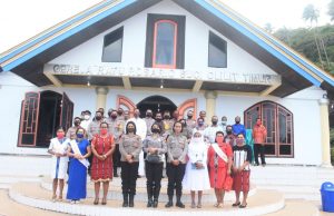 Kapolres MTB Giat Mimbar Kamtibmas di Gereja Ratu Rosarioa Suci Desa Olilit Timur