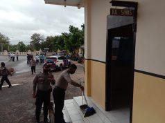 Giat bersih – bersih personil Siwas Polres MTB