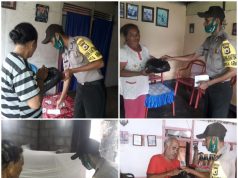 Serahkan Bantuan Sosial Kapolri, Bhabinkamtibmas Desa Arma Datangi 10 Keluarga