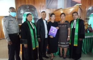 Bhabinkamtibmas Desa lat Dalam Hadir Dalam Pengamanan Ibadah Minggu Di Gereja Bethel