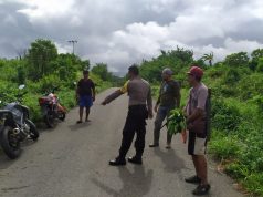 Cegah Konflik, Bhabinkamtibmas Desa Lermatang Terjun Langsung Ke Lokasi Sengketa
