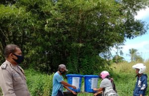 Protokol Kesehatan Cegah Covid 19 Terus Menjadi Sasaran Giat Bhabinkamtibmas Desa Lorulun