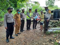 Sambut Hari Bhayangkara Ke 74, Bhabinkamtibmas Desa Sifnana Bersama Jajaran Sat lantas Polres MTB Berbagi Kasih