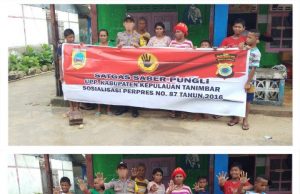 Bhabinkamtibmas Desa Waturu Sosialisasi Perpres No 87 Tahun 2016 Tentang Pungli