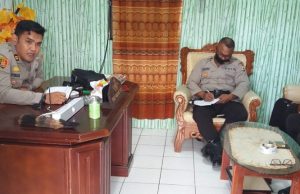 Kapolsek Tanimbar Selatan Gelar Anev Mingguan bersama para Kanit dan Kasi Polsek