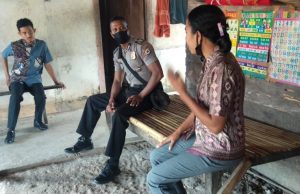 Giat Kunjungan Bhabinkamtibmas Batuputih sampaikan “Adaptasi Kebiasaan Baru”