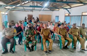 Bhabikamtibmas Bomaki dan Babinsa amankan Giat Sosialisasi