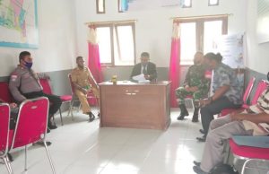 Bhabinkamtibmas Kelurahan Saumlaki Duduk Bacarita Kamtibmas bersama Stakeholder di Kelurahan Saumlaki