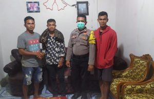Bhabinkamtibmas Lermatang Menyelesaikan Persoalan Tindak Pidana Penganiayaan