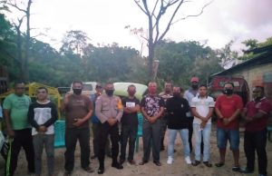 Bhabinkamtibmas Olilit Timur Laksanakan Kegiatan Duduk Bacarita Kamtibmas bersama Stakeholder di Desa