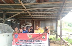 Bhabinkamtibmas Olilit Timur laksanakan Sosialisasi Pepres Nomor 87 Tahun 2016 tentang Satgas Saber Pungli
