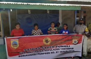 Cegah Pungli, Bhabinkamtibmas Ritabel Giat Sosialisasi Perpres 87 tahun 2016