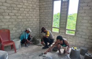 Bhabinkamtibmas Romean Giat Sambang dan sampaikan AKB