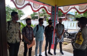 Sambangi Casis Bintara Polri, Bhabinkamtibmas Ajak Patuhi Protokol Kesehatan Covid-19