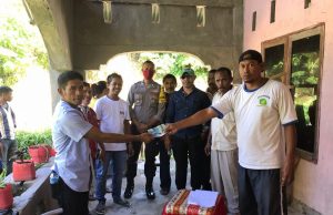 Bhabinkamtibmas Tutukembong amankan Giat Pembagian BLT tahap II