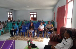 Bhabinkamtibmas Werain Ikuti Rapat bersama Pemerintah Desa