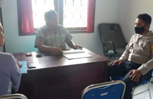 Bhabinkamtibmas Wowonda DDS Pemerintah Desa terkait LPJ ADD TA. 2019