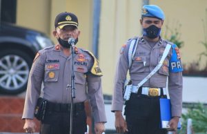 Kabag Ops Polres MTB Kompol A. Tiranda Pimpin Apel Pagi
