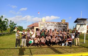 Kapolres MTB bersama Ketua Bhayangkari Cabang MTB dan beberapa Pejabat Utama Polres Giat Kunker di Polsek Selaru