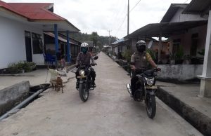 Polsek Nirunmas Rutin Giat Patroli Cipta Kondisi Jelan Pilkades