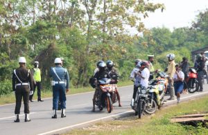 Kasat Lantas Polres MTB selaku Kasatgas Kasetopsres Pimpin Giat Ops Patuh Siwalima 2020
