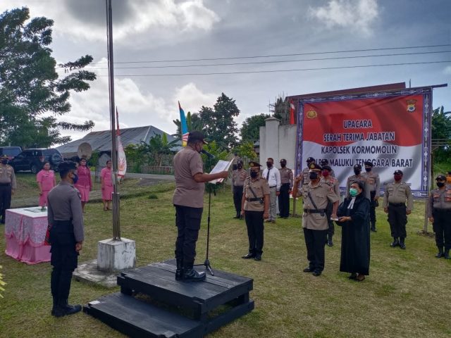 Sertijab Kapolsek Kormomolin