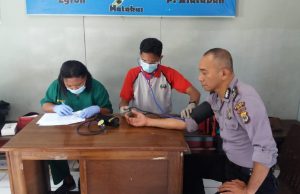 Ur Kes Polres MTB Giat Rikkes personil Polsek Tanimbar Selatan
