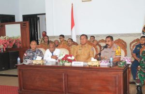 Kapolres MTB bersama Forkompimda Kepulauan Tanimbar hadiri Giat Vidcon bersama SKK Migas