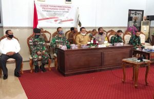 AKBP Adolof Bormasa, S.H.M.H., bersama Forkopimda Hadiri Giat Vidcon dengan Kemenko PMK RI