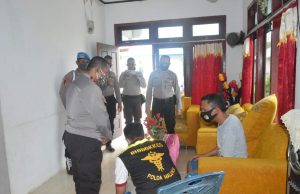Waka Polres MTB Didampingi Kabag Sumda Cek Personil yang sakit