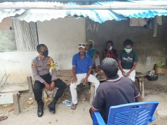 Bhabinkamtibmas Sambangi dan Sampaikan Pesan Kamtibmas Kepada Warga Desa Binaan
