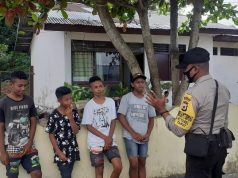 Sambangi Warga Khusus Anak-Anak Bhabinkamtibmas Sampaikan Binluh AKB