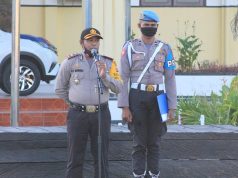 Giat Apel Pagi Personil dipimpin Waka Polres Kepulauan Tanimbar