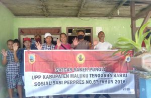 Bhabinkamtibmas Atubul Dol Sosialisasi Perpres Nomor 87 tahun 2016 tentang Satgas Saber Pungli