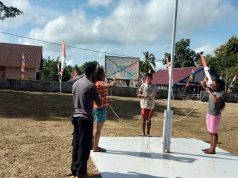 Bhabinkamtibmas Batuputih Melatih Paskibra Menyongsong HUT RI Ke-75