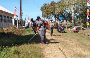 Bhabinkamtibmas Desa persiapan Ilngei Barat Laksanakan Giat Baksos Bersama Warga Desa