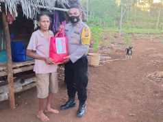 Jelang HUT Polwan ke-72, Bhabinkamtibmas Kelurahan Saumlaki Giat Baksos