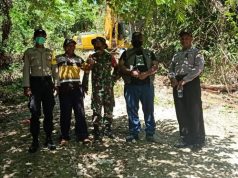 Bhabinkamtibmas Lauran Laksanakan Baksos Bersama Umat Katholik Stasi Hati Kudus Lauran