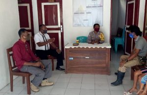 Giat DBK Bhabinkamtibmas Lauran bersama Tokoh Masyarakat di Desa