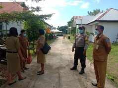 Bhabiinkamtibmas Lorulun Giat Patroli Cek lokasi Karantina Mandiri