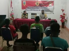 Bhabinkamtibmas Matakus Sosialisasikan tentang Satgas Saber Pungli kepada Warga Desa
