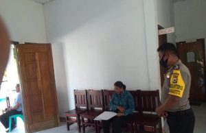 Bhabinkamtibmas Marantutul Amankan Lomba Tingkat Kecamatan