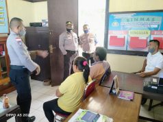Bhabinkamtibmas Olilit Timur didampingi Waka Polsek Tansel Giat Problem Solving pertengkaran Mulut Warga