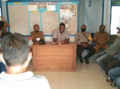 Bhabinkamtibmas Ritabel laksanakan DBK bersama Warga dan Petinggi Desa