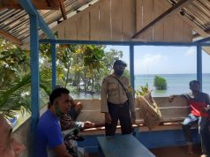 Bripka S. Rahantaly Giat Binluh Protokol Kesehatan Covid-19