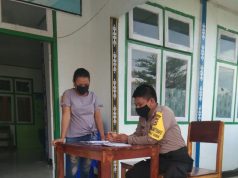 Kunjungi Ibu fany Awear, Bhabinkamtibmas Sangkra Binluh AKB