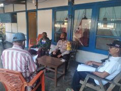 Giat Binluh Bhabinkamtibmas Sifnana dan sampaikan Prokes Pencegahan Covid-19