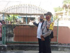 Bhabinkamtibmas Waturu Amankan Pelaksanaan Ibadah Minggu Gereja Bethlehem Desa Waturu